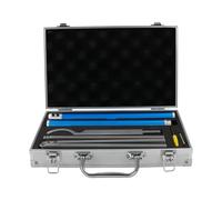 6-in-1 Wood Lathe Turning Tools Set with Carbide Blades - Professional Woodworking Kit for Beginners & Experts - Interchangeable Cutters, Aluminium Alloy Handle, Stainless Steel Shaft, Storage Case