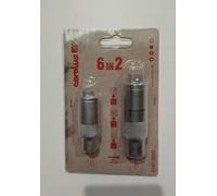 Gedore Carolus Adaptor Extension Set 6In2 1/2" 3/8" 1/4" Drive Extension Reducer
