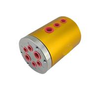 6 in and 6 out gas slip ring G3/8 teeth G1/4 multi-interface rotary joint