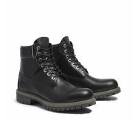 6 in Premium Waterproof Ankle Boots in Leather Black