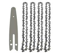 6 Inch 1/4" P Electric Saw 37 Knots 18 Knives Chainsaw Chains Logging Blade Pruning Chain Accessories Wood Cutting(6-inch Set4)