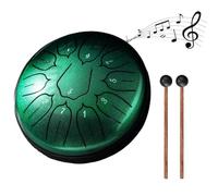 6 Inch 11 Notes Steel Tongue Drum Instrument D Major Percussion Steel Drum Musical Drum Christmas Zen Meditation Gift Yoga