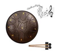 6 Inch 11 Tone Steel Tongue Drum Outdoor Rain Drum For Water Hand Drums With Storage Meditation Bag F2k2 Music Education Gi Yoga