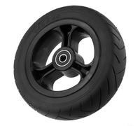6 Inch 145x40 Solid Wheel for Electric Scooter with Aluminum Hub, Rubber Tire, Rear Replacement Wheel 6x1.6 Compatible with Various E-Scooters(Plastic Hub)
