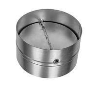 6 Inch / 150 mm Draft Blocker - Backdraft Damper - Draft Stopper - Backflow Preventer - Inline Fan Vent Deflector - One-Way Airflow Ducting - Dryer Duct Connector with Backdraught Flap