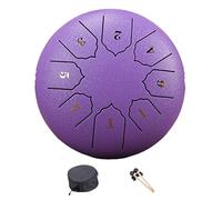 6 Inch 15cm Steel Tongue Drum 8 Note Percussion Instrument Hand Pandora Drum Carrying Bag and Mallet