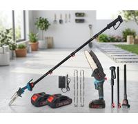 6-Inch 2-In-1 Cordless Pole Saw & Mini Chainsaw Extendable Branch Pruner