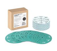 6 Inch 49 Hole 220 Grit Sanding Disc, Hook and Loop Film Backing Sanding Discs Compatible with Festool Sanders by toolant - 50 Pack