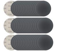 6 Inch 50 Pcs Wet Dry Sanding Discs Hook and Loop, 1000 Grit Sandpaper Automotive Wood Metal Polishing & Sanding, Silicon Carbide Sand Paper for Random Orbital Sander (Grit 1000)