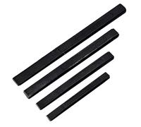 6 inch+8 inch+10 inch+12 inch, Sturdy Chrome Vanadium Steel Punch & Chisel Set, 4 Sizes (160-300mm), Flat Head, Masonry Chisels, Cold Chisels for Rock & Concrete Breaking