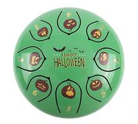 6-inch 8-tone Ethereal Drum Halloween Day Gift Musical Instrument, Multi-color Tambourine, Suitable for Fetal Training, Music Performance, Music Initiation, Yoga Meditation Instruments (Steel Drums9)