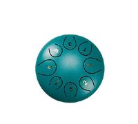 6-inch 8-Tone Mini Steel Tongue Drum T-Tune C Percussion Instrument Hand Drum Padded Drum Bag and Mallet Instrument (Color : A)