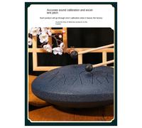 6-inch 8-tone sound rain drum outdoor rain drum percussion black