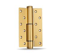 6 Inch Adjustable Invisible Door Hinge,with a Door Closer Cushioning Invisible Hydraulic Spring Hinge, The Automatic Door Closing(6 inch Sand Gold,1 pc)