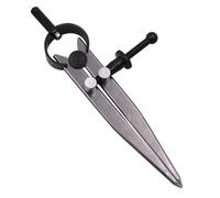 6 Inch Adjustable Lockable Steel Divider Wing Leather Compass