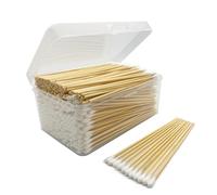 6-inch Bamboo Long Cotton Swabs in Storage Box 500PCS