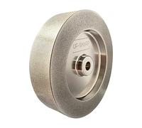 6 inch CBN Grinding Wheel 180 Grit, 6" Dia x 1.5" Wide x 1/2" Arbor (Aluminum Body) for Sharpening High Speed Steel Tools、Woodturning Tools (6"x1.5")