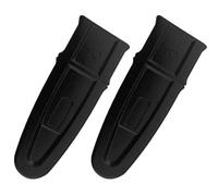 6 Inch Chainsaw Bar Cover Protector - Plastic Scabbard for 6-Inch Electric Chain Saw, 2 Pack, Black, 150 x 55 mm