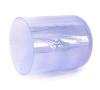 6 Inch Clear Quartz Crystal Singing Bowl, 432Hz Indigo Alchemy Bowl, With Mallet & O-ring, Sound Bowl, For Sound Healing, Therapy, Meditation(G Note) ()