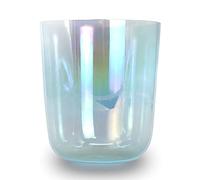 6 Inch Clear Quartz Crystal Singing Bowl, For Adjusting Emotional State, Sound Healing And Meditation, Balancing Body Chakra(Blue,432Hz)