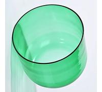 6 Inch Colored Clear Quartz Crystal Singing Bowl, Calm Mind And Ease Soul, Balancing Body Chakra, Adjusting Emotional State, With Carry Case Bag (432hz F Tone)