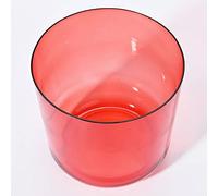 6 Inch Colored Clear Quartz Crystal Singing Bowl, Calm Mind And Ease Soul, Balancing Body Chakra, Adjusting Emotional State, With Carry Case Bag (440hz C Tone)