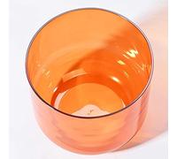 6 Inch Colored Clear Quartz Crystal Singing Bowl, Calm Mind And Ease Soul, Balancing Body Chakra, Adjusting Emotional State, With Carry Case Bag (432hz D Tone)