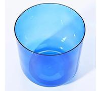 6 Inch Colored Clear Quartz Crystal Singing Bowl, Calm Mind And Ease Soul, Balancing Body Chakra, Adjusting Emotional State, With Carry Case Bag (440hz A Tone)