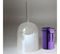 6 Inch Cosmic Light Crystal Singing Bowls, For Stress Relief, Buddhist Sound Therapy, With Mallet And Travel Carrying Bag(A4 tone,440hz)