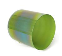 6 Inch Crystal Singing Bowl, 440Hz Green Quartz Singing Bowl, For Beginners Professionals, Relieve Fatigue Anxiety, Meditation Props(A Note)