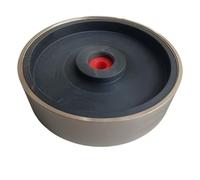 6 inch Diamond Grinding Wheel, 150x38x25.4mm Hole with 3pc Sleeve Reducer 19 to 16 to 12.7 Electroplated Alloy Polishing Wheel(320)