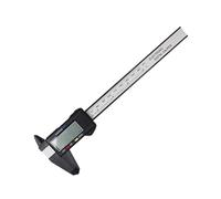 6 Inch Digital Micrometer Calipers LCD Electronic Caliper Carbon Fiber Height Measuring Tool Precision Measurement Instrument (Black)