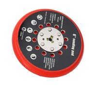 6 Inch Dust- Hook and Loop Sanding Backing Pad for RSM6045 - PU + Aluminum, 72-Hole, 14mm Thick, Medium Stiffness, 150mm Diameter