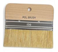 6 Inch Flat Paddle Paint Brush - High European Quality - Natural Bristles No Handle - for Home, Wood, Walls, Art, Trim & Furniture - for Acrylic, Oil, Stain, Chalk & Latex Paints