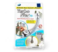 6 Inch Flexible Faucet Extender, Flexible Tap Hose Attachment with Adjustable Sprayer Head, 360° Reach Extension for Kitchen & Bathroom Sinks