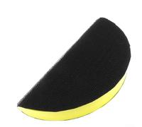 6 Inch Flexible Foam Hand Sanding Block with Backing for Woodworking, Auto Body, Drywall & Craft Sanding - Ergonomic Rubber Grip, 148