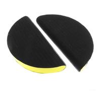 6 Inch Flexible Foam Hand Sanding Block with Hook and Loop Backing for Woodworking, Automotive, Drywall & Crafts - Ergonomic Rubber Grip,