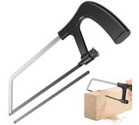 6 Inch Hacksaw for Metal Cutting Mini Portable Hand Saw with Extra Blade for DIY Projects Woodwork PVC Pipe and Tile Cutting
