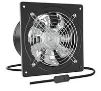 6-Inch High-Capacity Ventilation Fan Kitchen Bathroom Garage Basement Office Commercial Setting