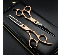 6-Inch Japan 440C Steel Hairdressing Scissors & Thinning Shears Set with Storage Bag - Salon-Grade Precision Tools(Set with Bag)