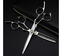 6-Inch Japan 440C Steel Hairdressing Scissors & Thinning Shears Set with Storage Bag - Salon-Grade Precision Tools(Set with Bag)
