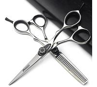 6-inch Japanese 440C Laser Hair Salon Professional Sparse Hair Cutting Set(6 inch -2pc-A)