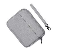 6 Inch Kindle Sleeve Case Fits for All-New Kindle 10th Generation 2019/Kindle Paperwhite 2018, Nylon Cover Pouch Bag for Kindle Voyage/Kindle Oasis 6" E-reader，Light Grey,6"(14X18.5X2cm)