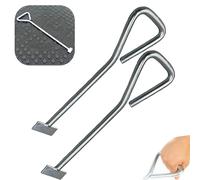 6 Inch Manhole Cover Lifting Keys - Pack of 2 Long Handled Carbon Steel Tools for Drain Covers| Heavy Duty Corrosion-Resistant, Long Handled Utility Access Openers for Easy Cover Removal