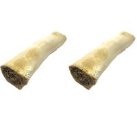 6 inch Meat Filled Bones x 5 Natural Dog Treats Chews LODC (Pack of 2)