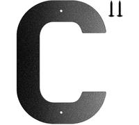 6 Inch Metal House Number Letters Address Numbers for Outside Mailbox Black Modern and Office Pens Organiser (C One Size)