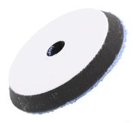 6 Inch Microfiber Polishing Pad for Car Detailing | Soft blue microfiber, gentle on sensitive paint, ideal for wax application, even distribution, manual use