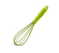 6-inch Mini Children's Silicone Egg Beater, Manual Home Cream Whisk, Kitchen Baking Tool, Compatible for Whisk.(Green)
