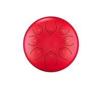 6-inch Mini Drum 8-Tone Steel Tongue Drum D Key G Percussion Instrument Hand Drum, with Thickened Drum Bag and Mallet Instrument (Color : E)