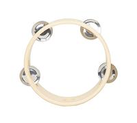 6 Inch Party Tambourines Row Wood Single Musical Craft Toy Bells Handheld Adults Kid Tambourine Bells Metal Tambourine For Kids